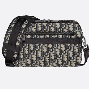 Dior Black and Cream Crossbody Bag Safari Bag